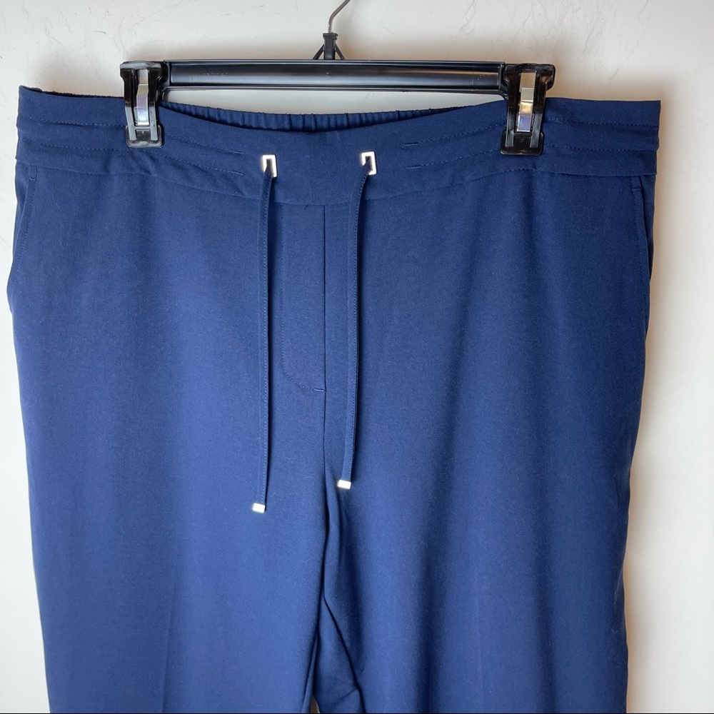 NWT Olsen Germany Lisa Indigo Sea Pants Tuxedo 14/L 44 - Picture 3 of 12